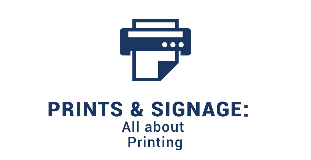 Prints & signage