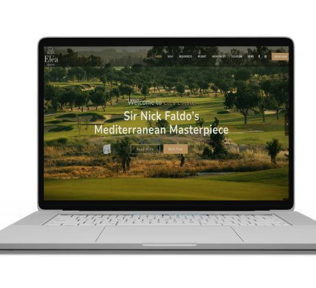 elea estate golf club web design