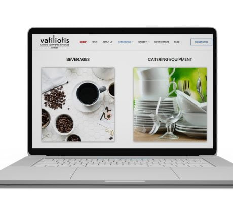 Vatiliotis catering equipment web design